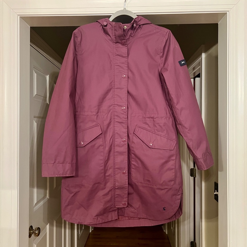 Joules Women's Pink Hooded Jacket